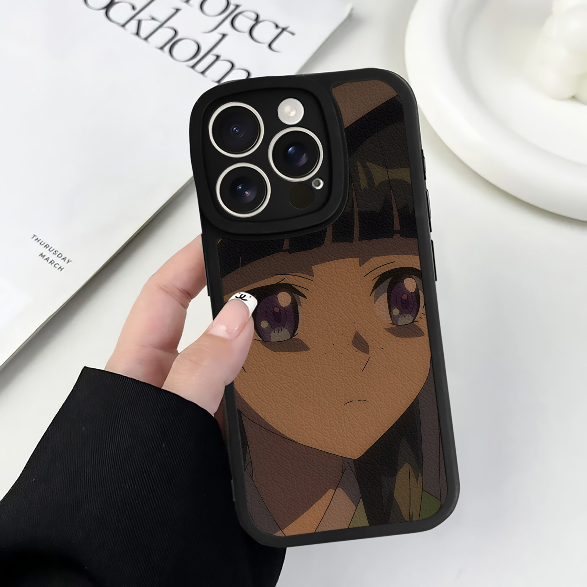 薬屋のひとりごと The Apothecary Diaries 【iPhone 16シリーズ対応】シリコンスマホケース（レザー調） 材質：シリコン